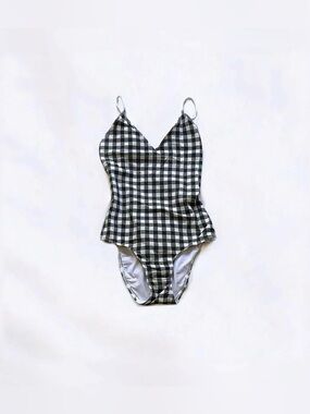 ephemera ⋆ gingham backless swimsuit